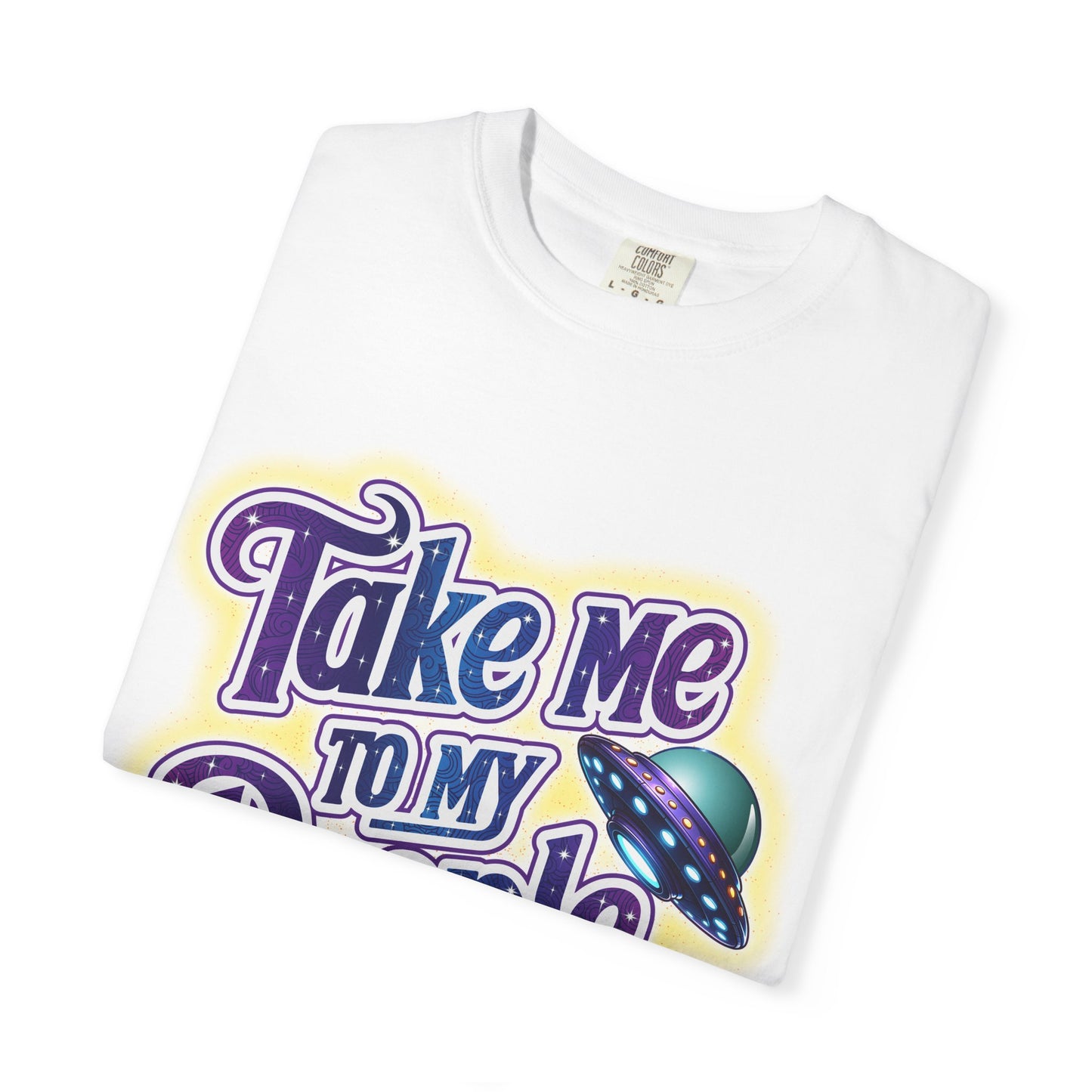 Take Me To My People Tee – Funny Retro UFO Shirt