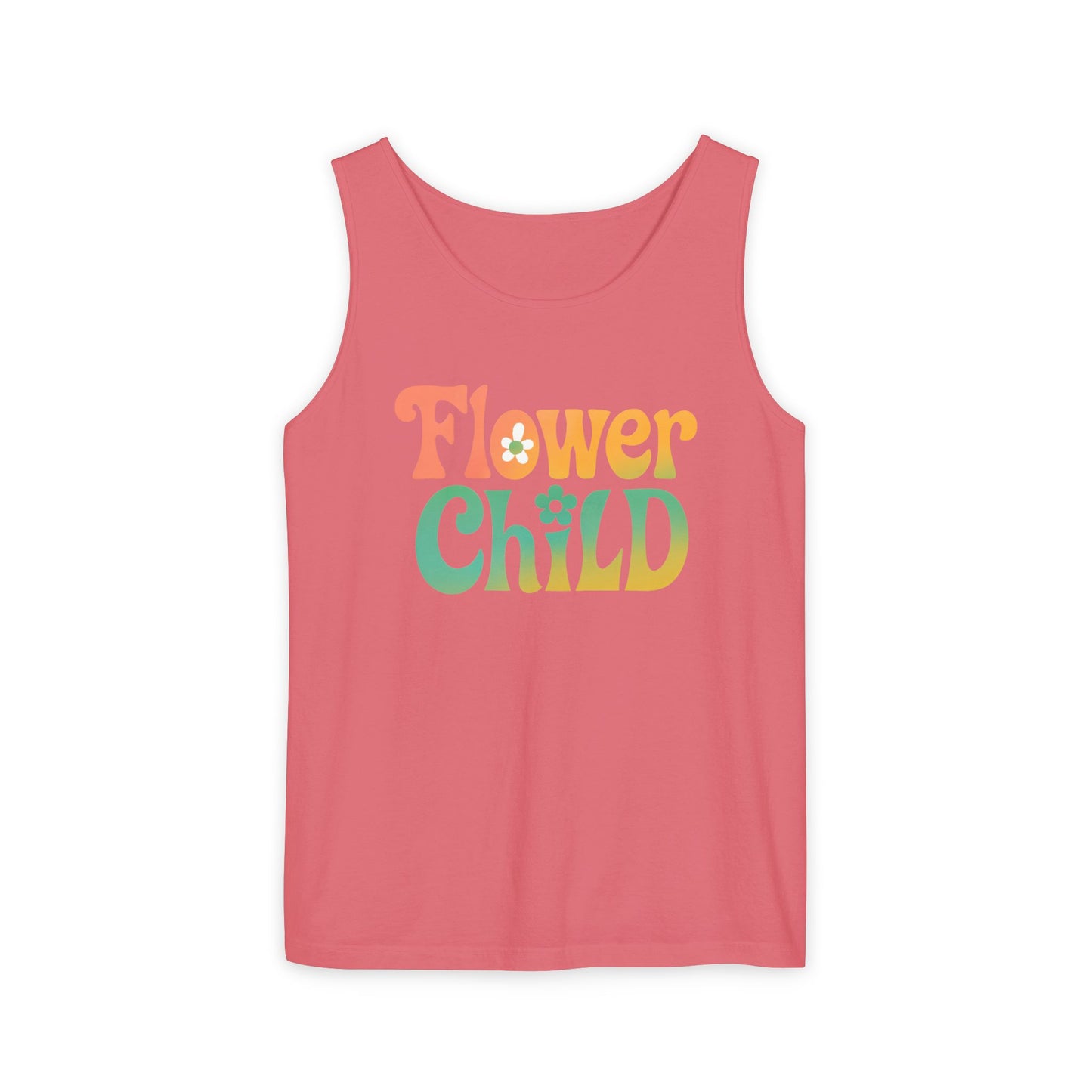 Flower Child - Boho Retro Style Sleeveless Tank (Unisex)