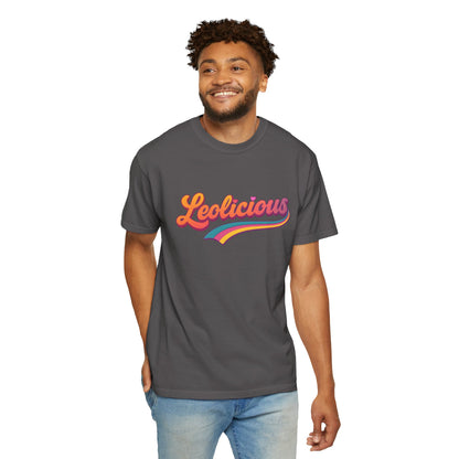 Leolicious – Retro Groovy Leo Zodiac Tee