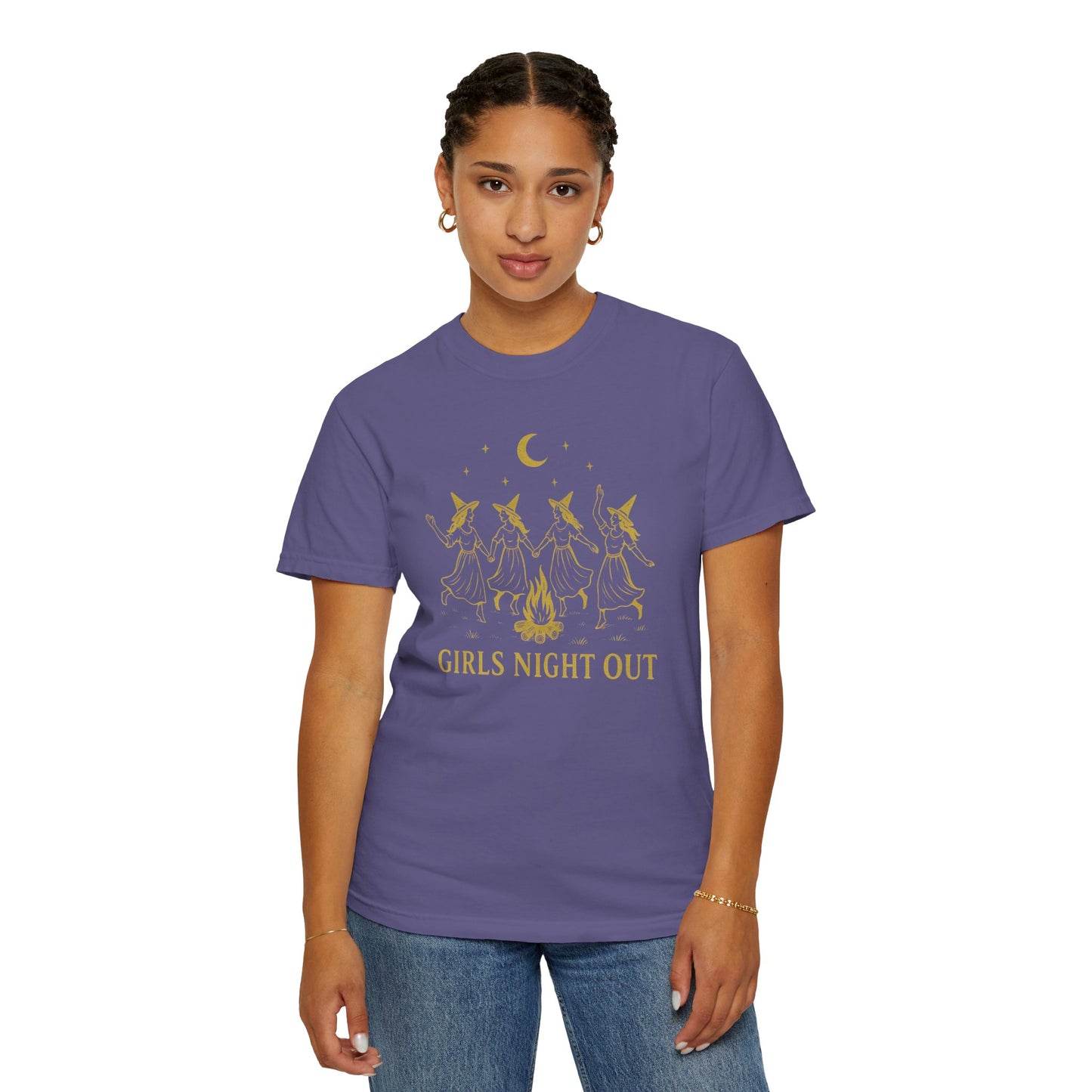 Girls Night Out Witchy Bonfire | Unisex Comfort Colors Tee