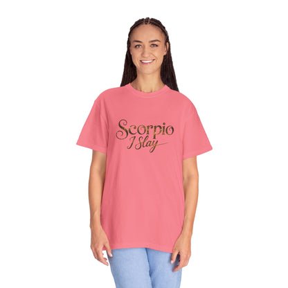 Scorpio I Slay Witchy Tee – Wicked Zodiac Shirt