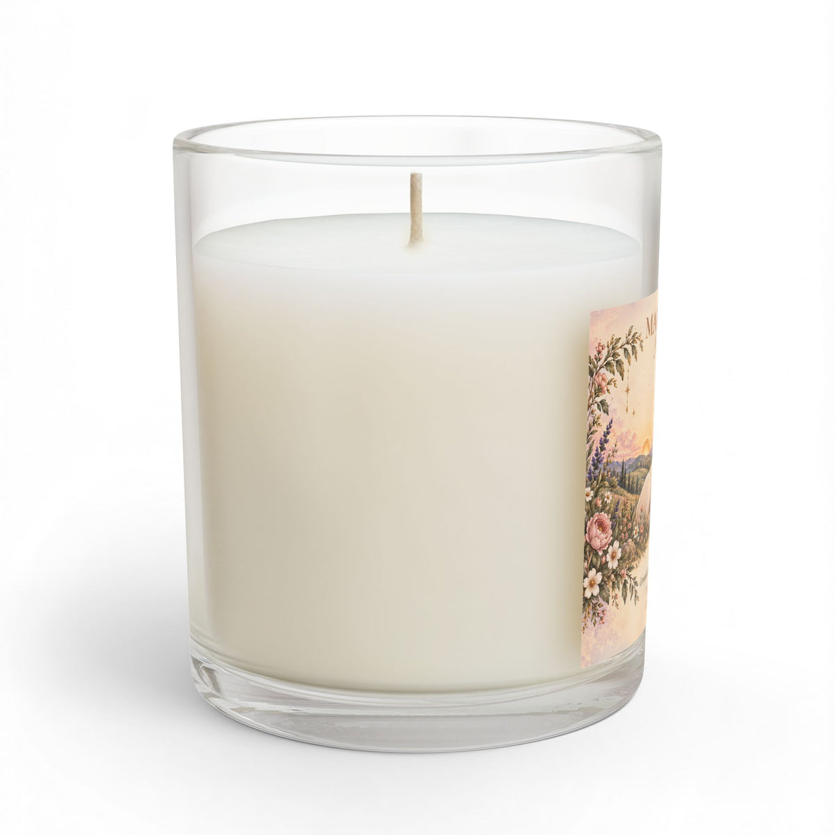 Personalized Taurus Birthday Candle with Name and Birthdate