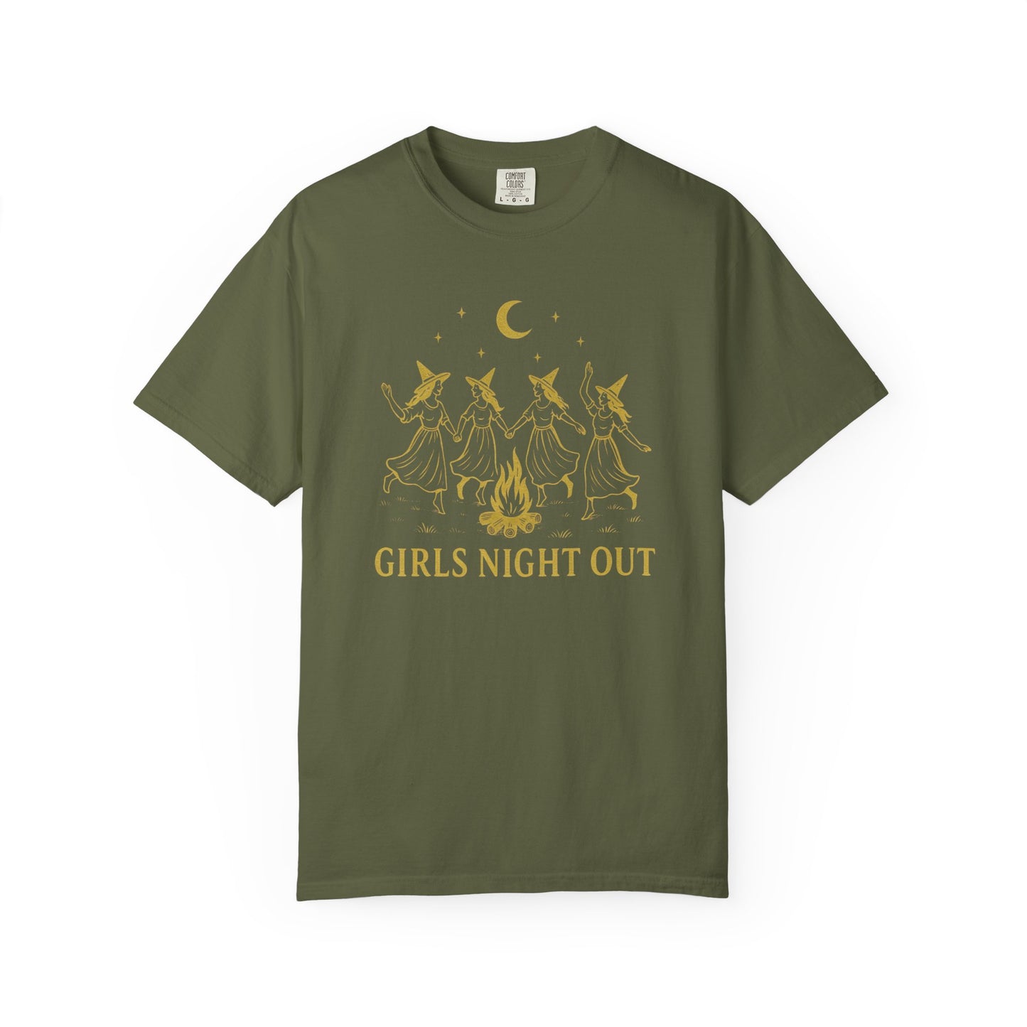 Girls Night Out Witchy Bonfire | Unisex Comfort Colors Tee