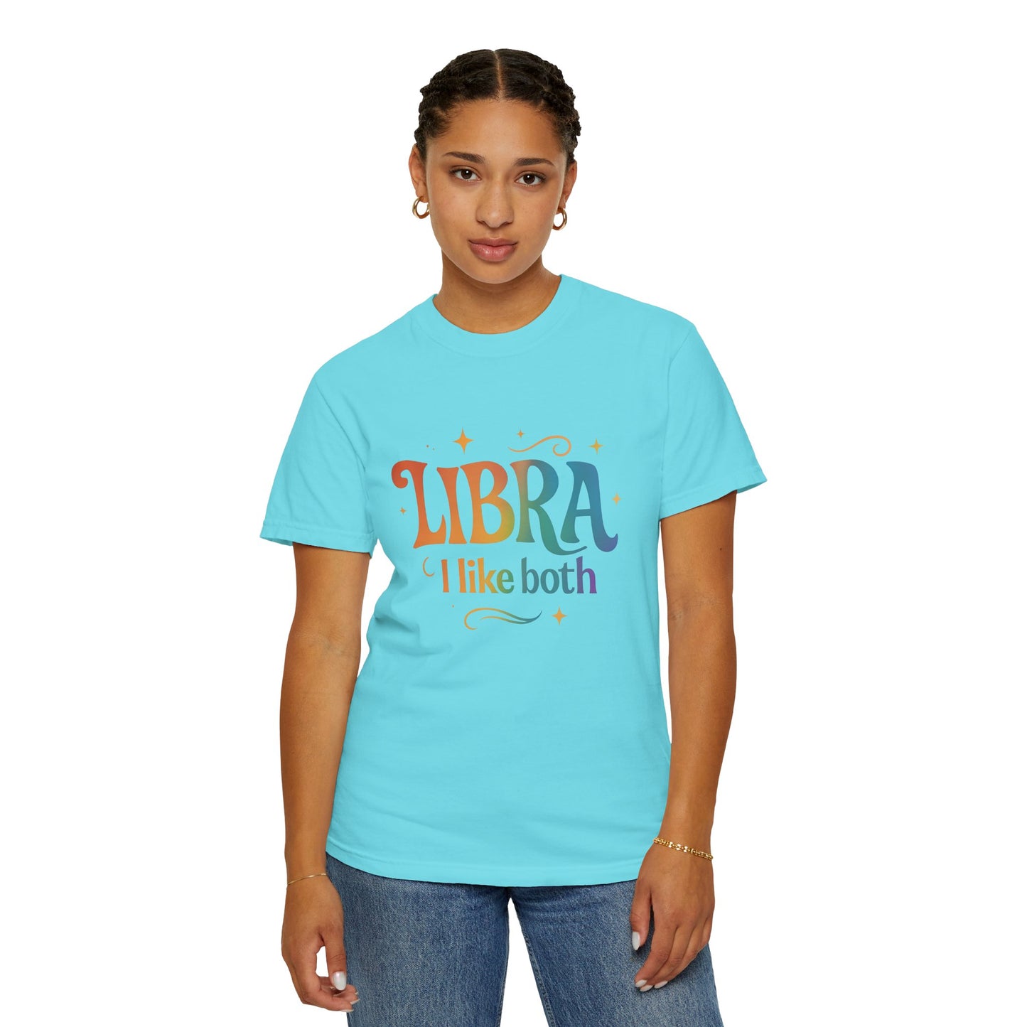 Libra I Like Both Tee – Rainbow Zodiac Shirt