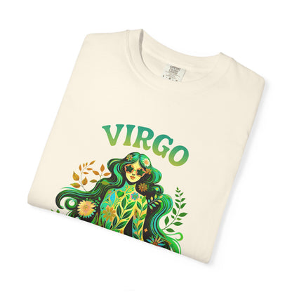 Virgo Flower Child – Vibrant Retro Zodiac Tee