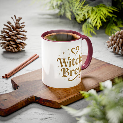 Witch’s Brew – Magical Elixir Mug (11oz & 15oz, Color Accent Options)