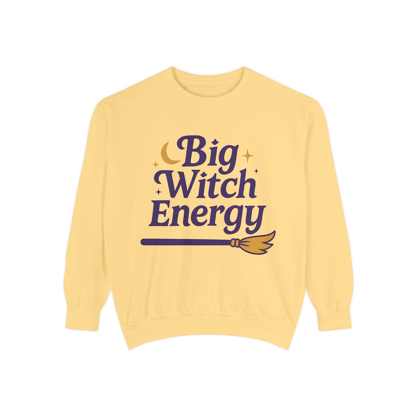 Big Witch Energy Sweatshirt – Moon Broom Pullover