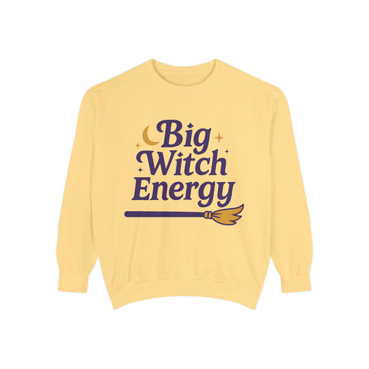Big Witch Energy Sweatshirt – Moon Broom Pullover
