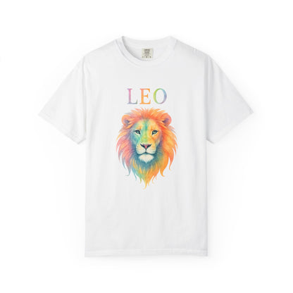LEO Tee – Colorful Lion Zodiac Shirt