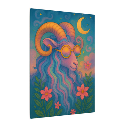 Aries Dream - Radiant Retro Ram Wall Art