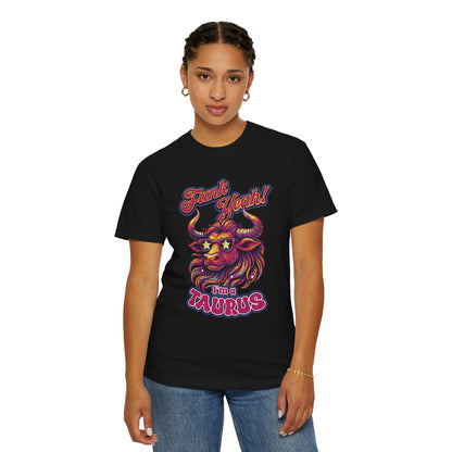 Funk Yeah I’m a Taurus Retro Tee – Multicolor Zodiac Shirt