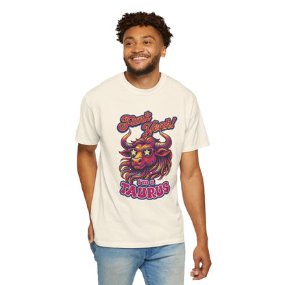 Funk Yeah I’m a Taurus Retro Tee – Multicolor Zodiac Shirt