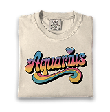 Aquarius Zodiac Sign T Shirt