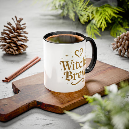 Witch’s Brew – Magical Elixir Mug (11oz & 15oz, Color Accent Options)