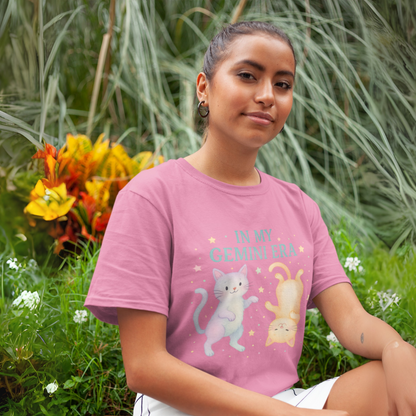 In My Gemini Era Tee – Playful Funny Cats Zodiac Shirt