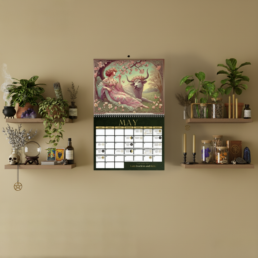 2026 Astrology - Art Nouveau Goddess Wall Calendar