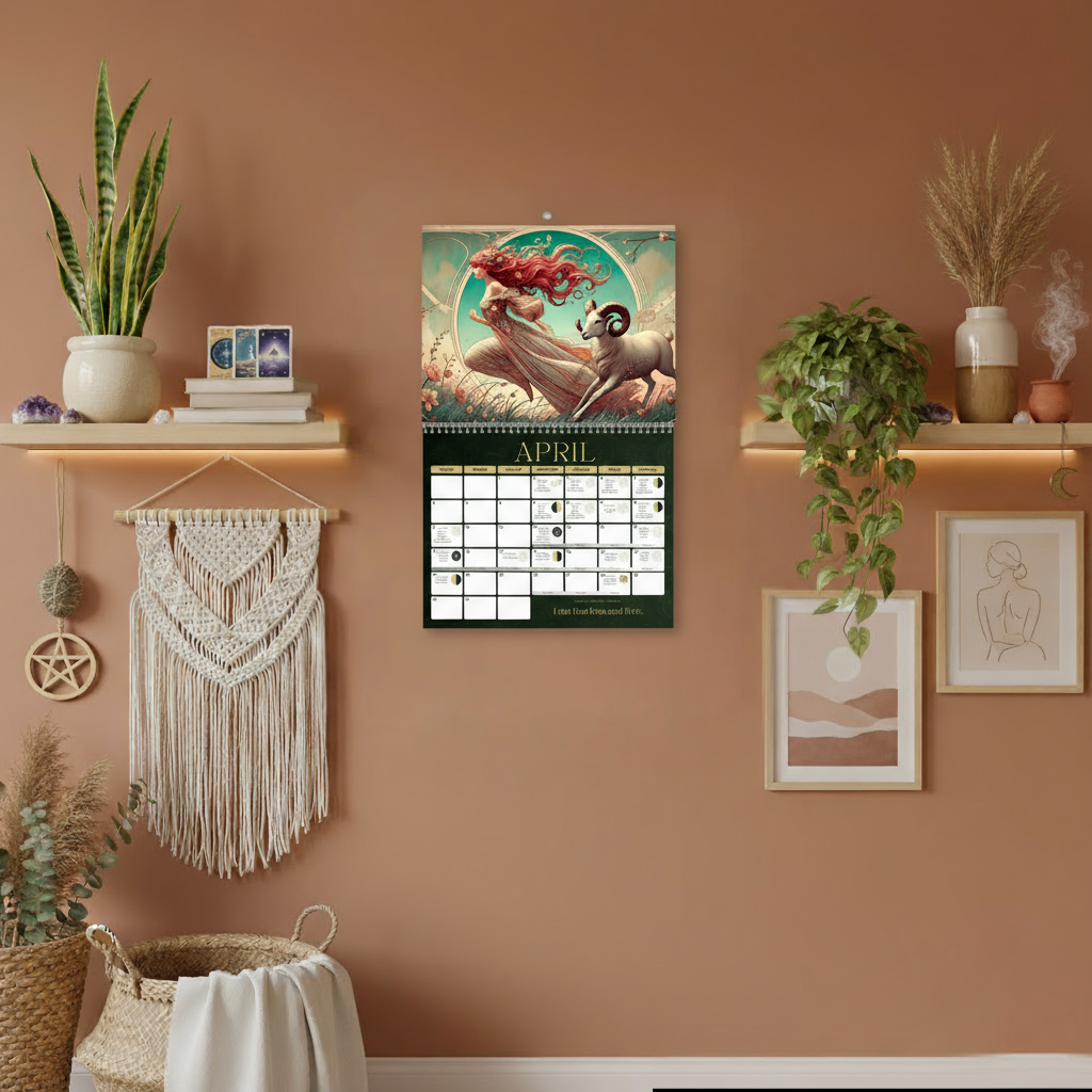 2026 Astrology - Art Nouveau Goddess Wall Calendar