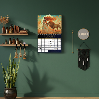 2026 Astrology Goddess Art Wall Calendar