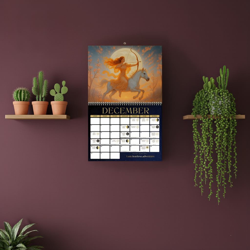 2026 Astrology Goddess Art Wall Calendar