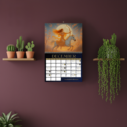 2026 Astrology Goddess Art Wall Calendar