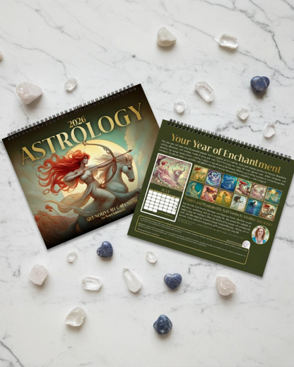 2026 Astrology - Art Nouveau Goddess Wall Calendar