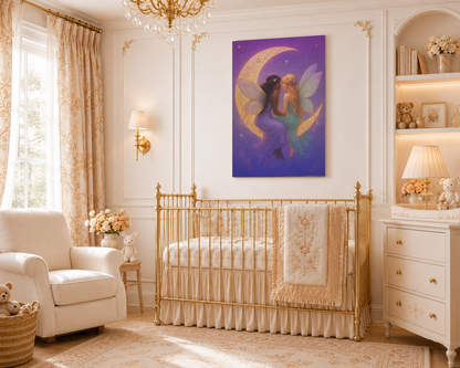 Fairy Secrets – Whimsical Whispers Wall Art on Eco-Friendly Canvas