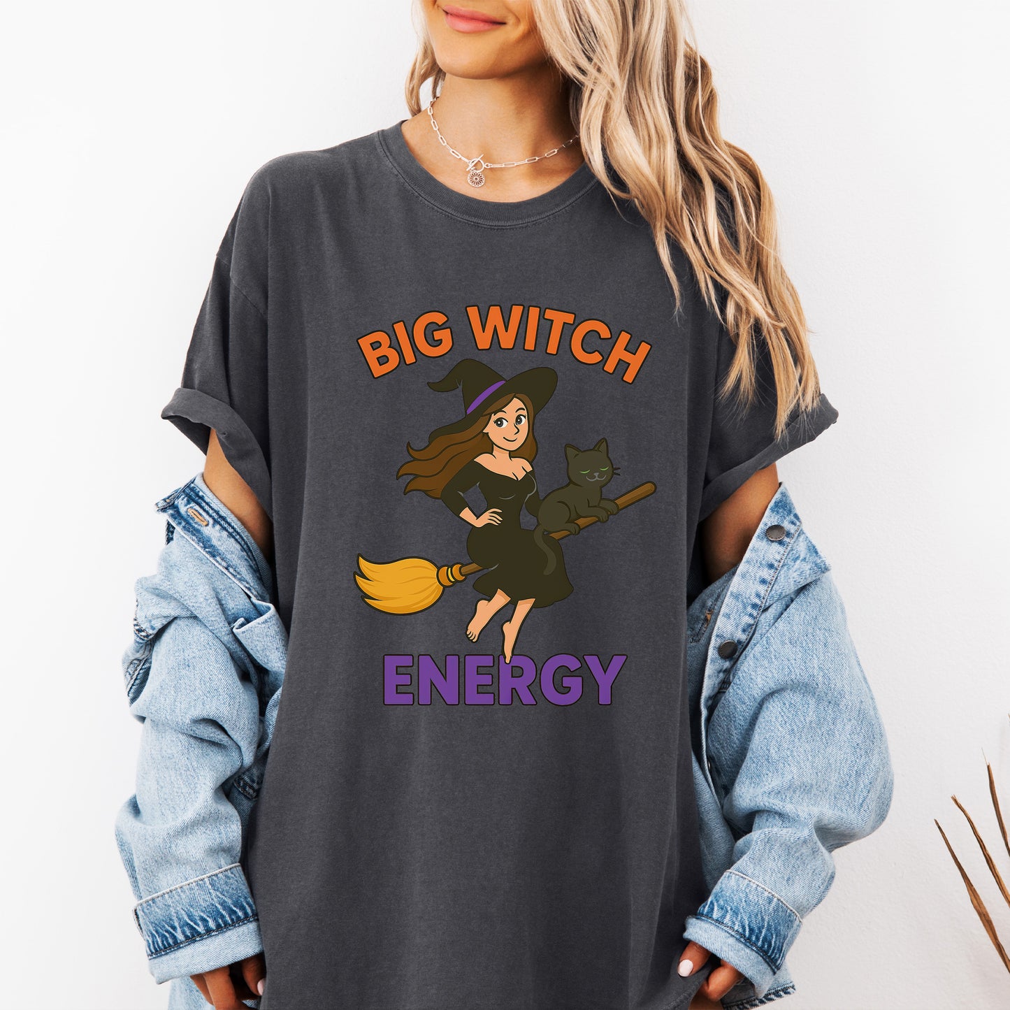 Big Witch Energy – Funny Witchy Graphic Tee