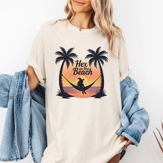 Hex on the Beach - Retro Sunset Witch Shirt