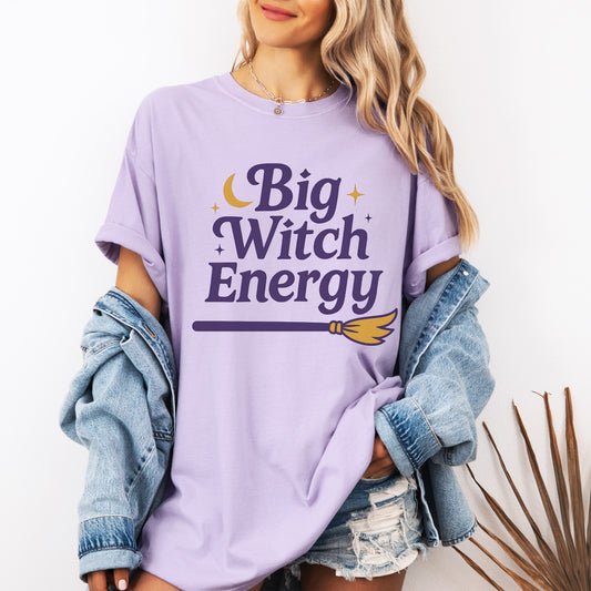 Big Witch Energy Tee – Wicked Fun Spellcaster Shirt