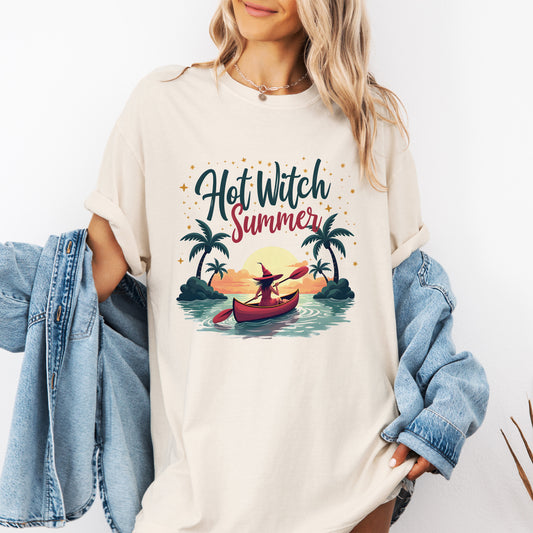 Hot Witch Summer Tee – Wicked Fun Beach Witch Shirt