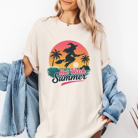 Hot Witch Summer Tee – Colorful Witchy Fun Shirt