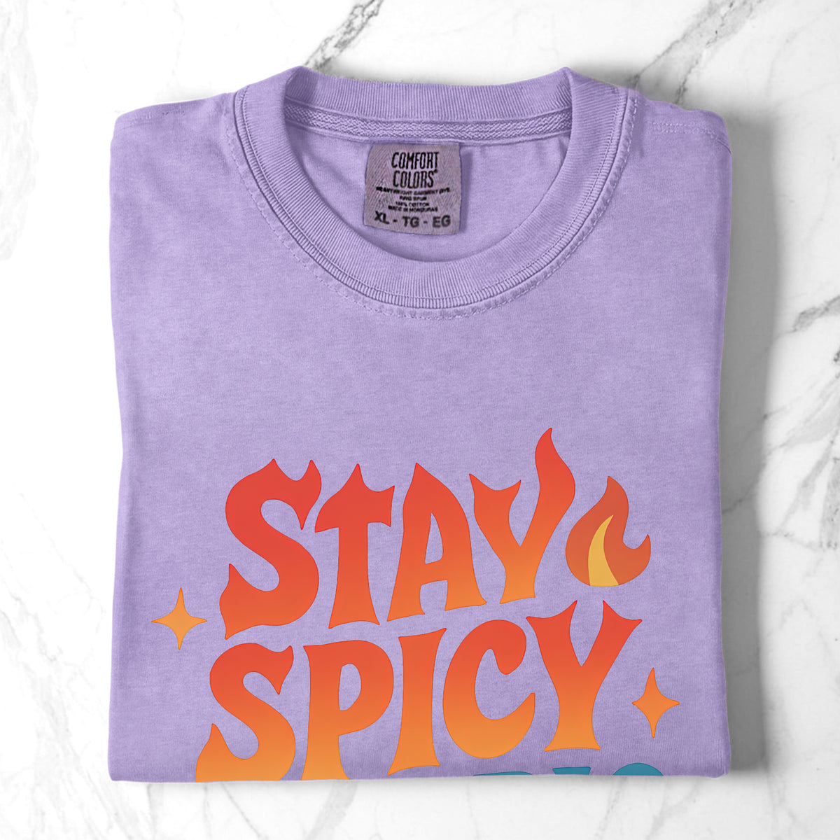 Stay Spicy Scorpio Tee – Colorful Zodiac Shirt