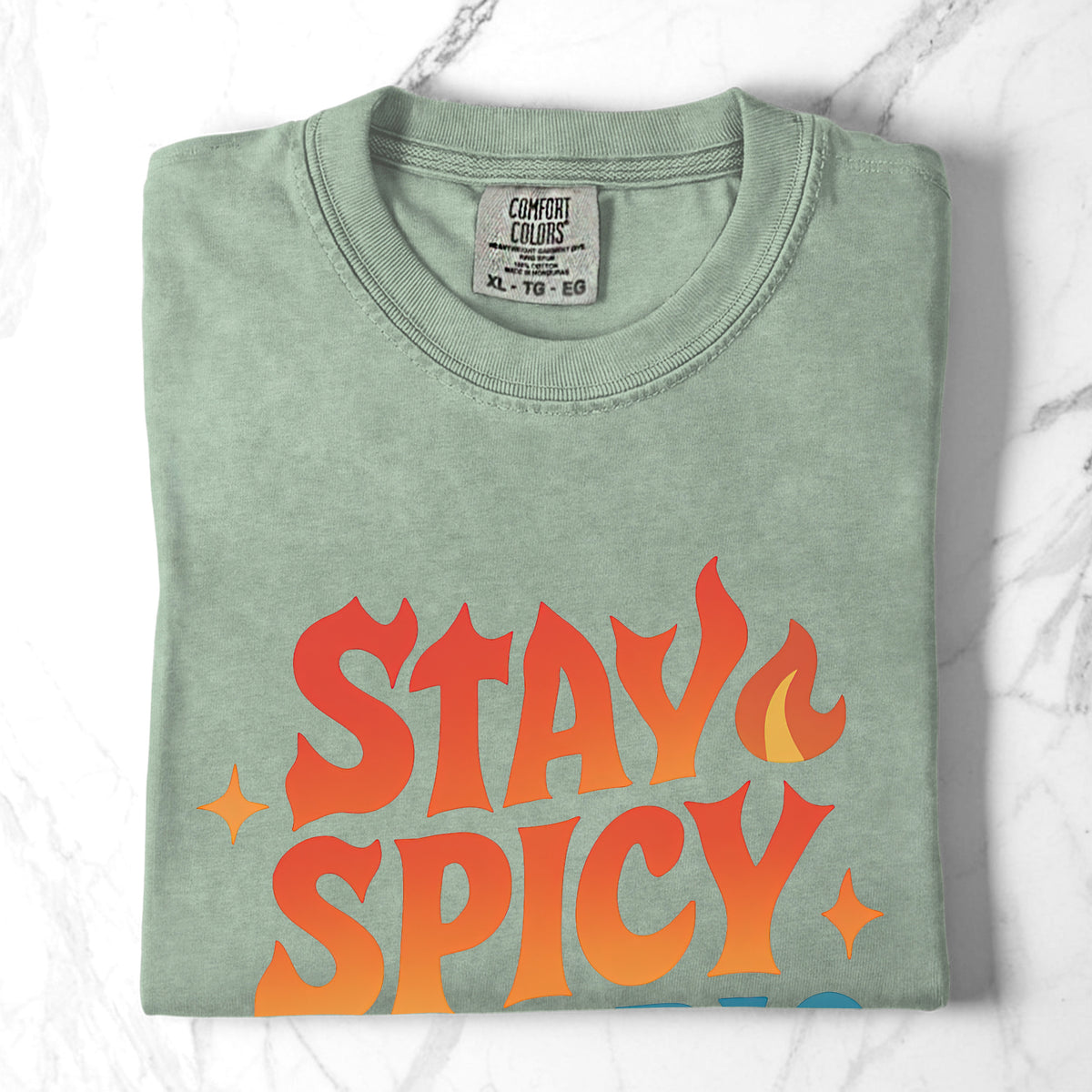 Stay Spicy Scorpio Tee – Colorful Zodiac Shirt