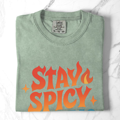 Stay Spicy Scorpio Tee – Colorful Zodiac Shirt