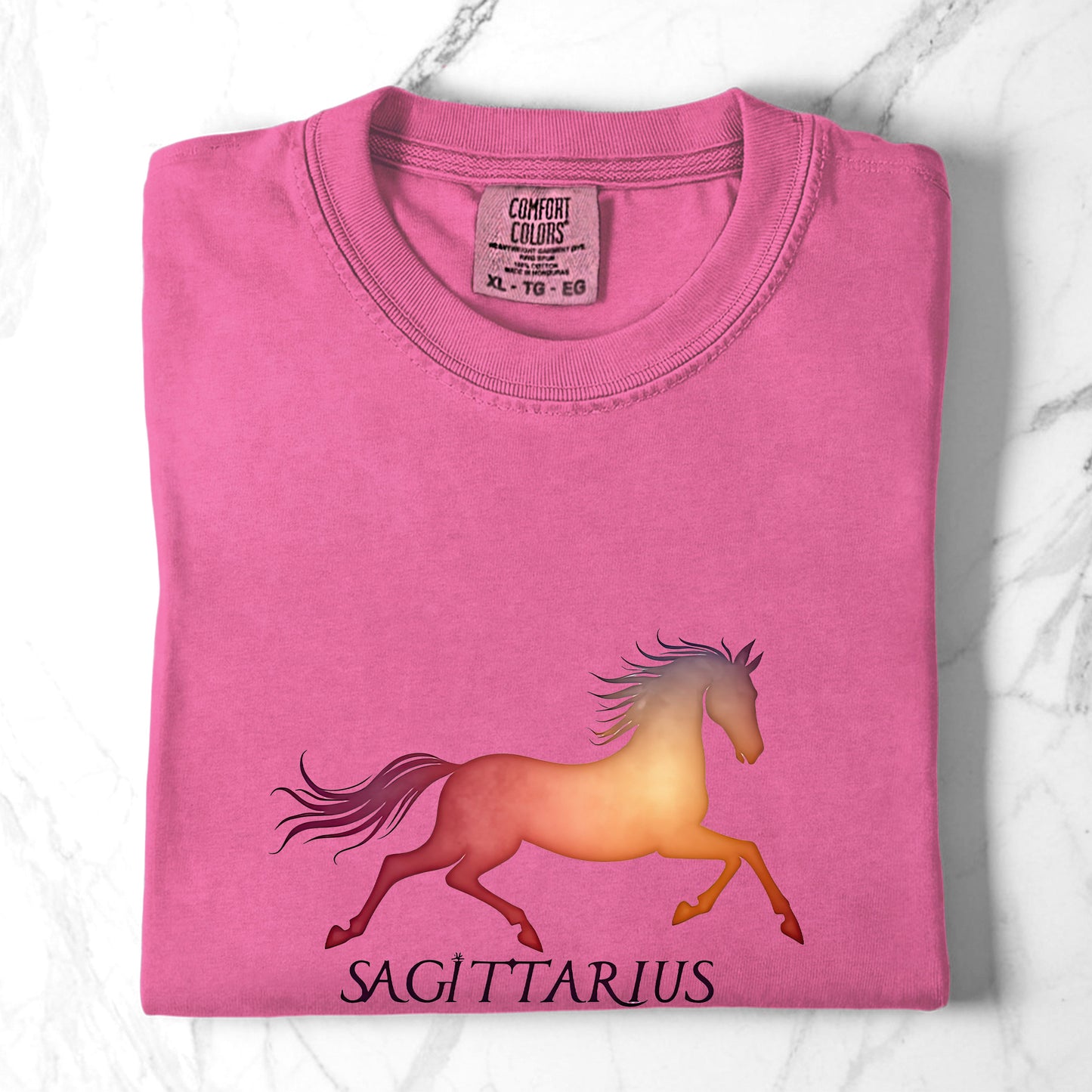 Sagittarius – colorful zodiac horse shirt