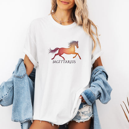 Sagittarius – colorful zodiac horse shirt