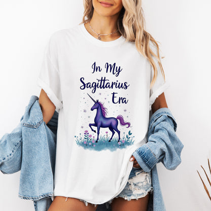 In My Sagittarius Era – Colorful Tee Zodiac Shirt