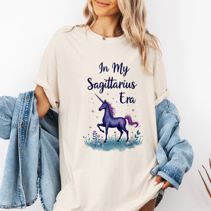 In My Sagittarius Era – Colorful Tee Zodiac Shirt