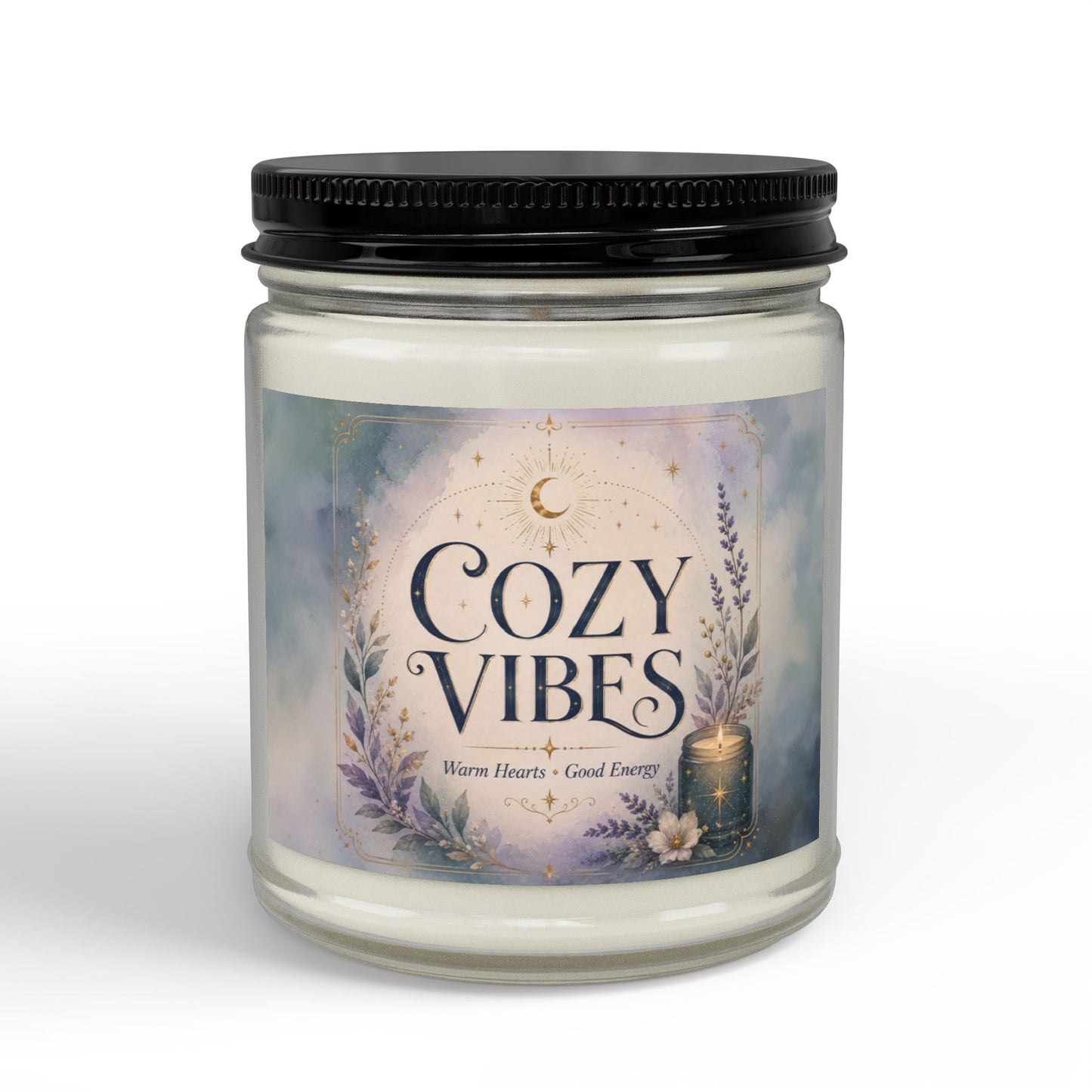 Cozy Vibes Whimsical Autumn Scented and Unscented Candle 4oz & 9oz