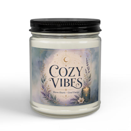 Cozy Vibes Whimsical Autumn Scented and Unscented Candle 4oz & 9oz