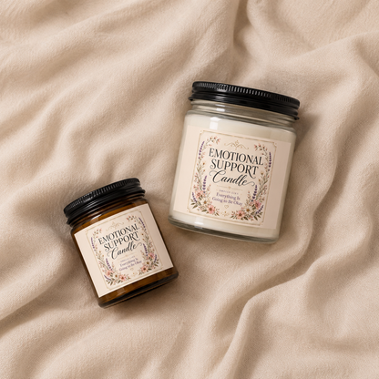 Emotional Support Candle - Everything Is Going to Be Okay Soy Candle 4oz and 9oz
