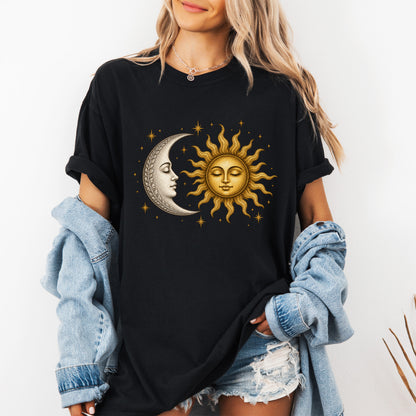 Sun and Moon Shirt | Celestial Boho Graphic Tee