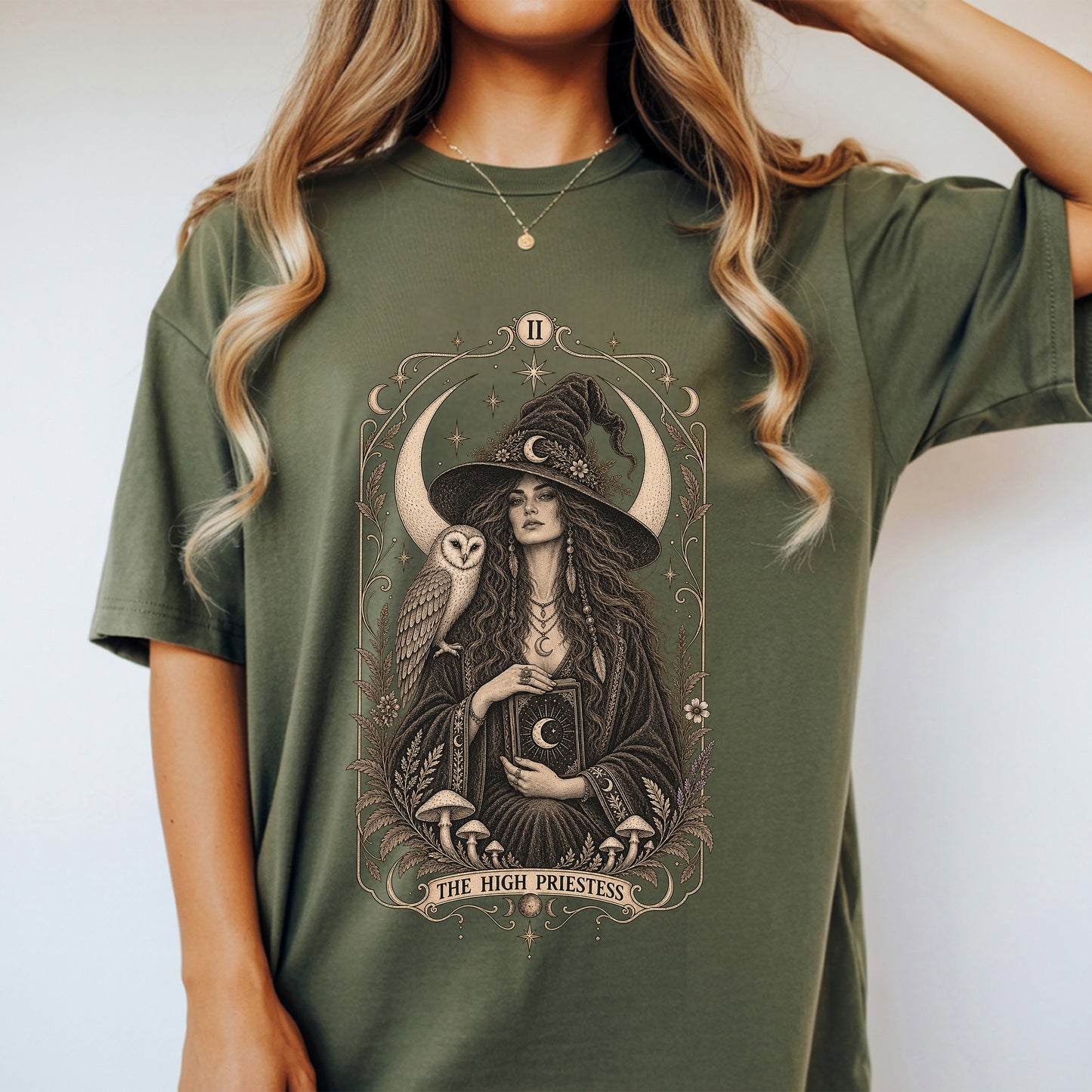 High Priestess Shirt | Tarot Witchy Graphic Tee