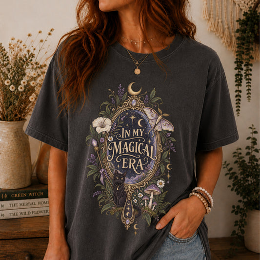 In My Magical Era Unisex T-shirt | Boho Witchy Graphic Unisex Tee