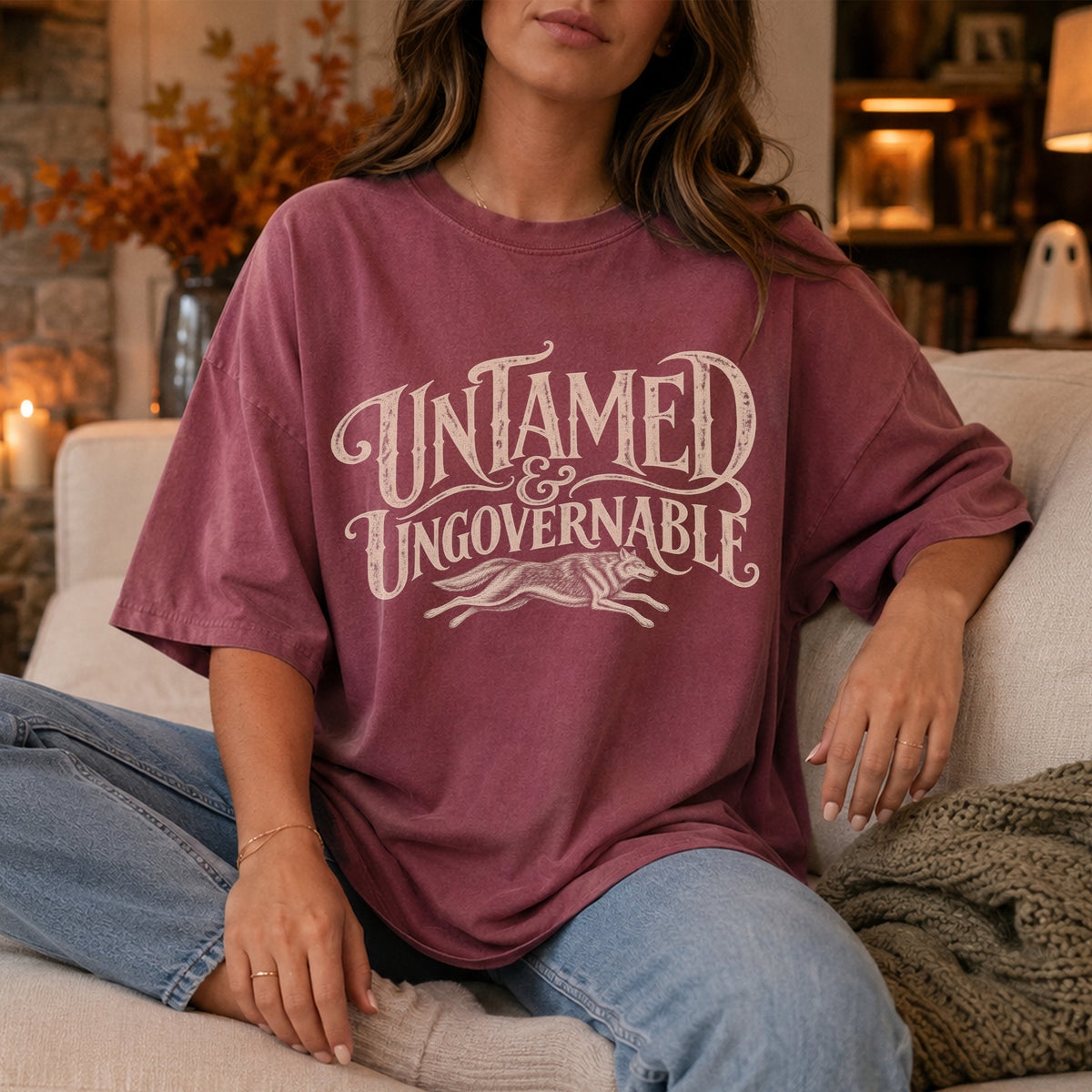 Untamed Ungovernable Vintage Western T-Shirt | Feminist Statement Tee