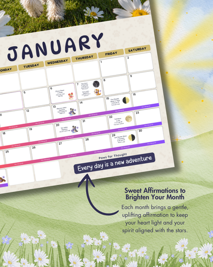 2027 Zodiac Dogs - Funny Canine Astrology Wall Calendar