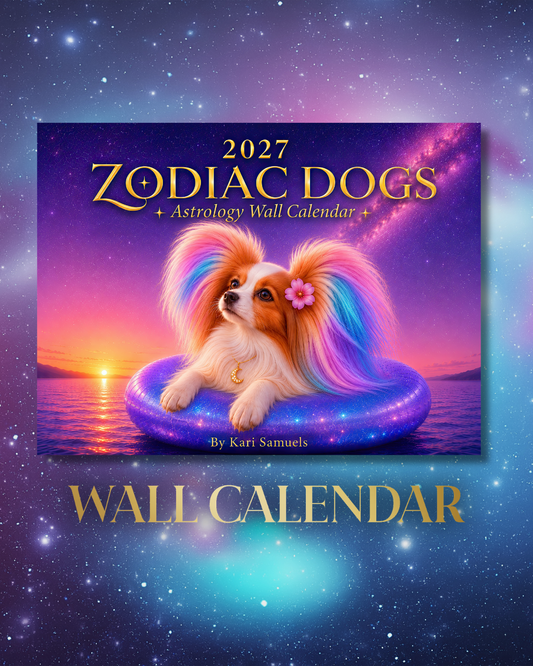 2027 Zodiac Dogs Astrology Wall Calendar