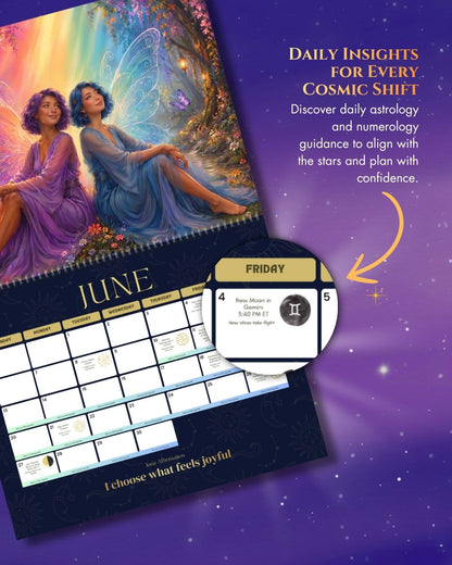 2027 Fantasy Goddess Astrology Wall Calendar