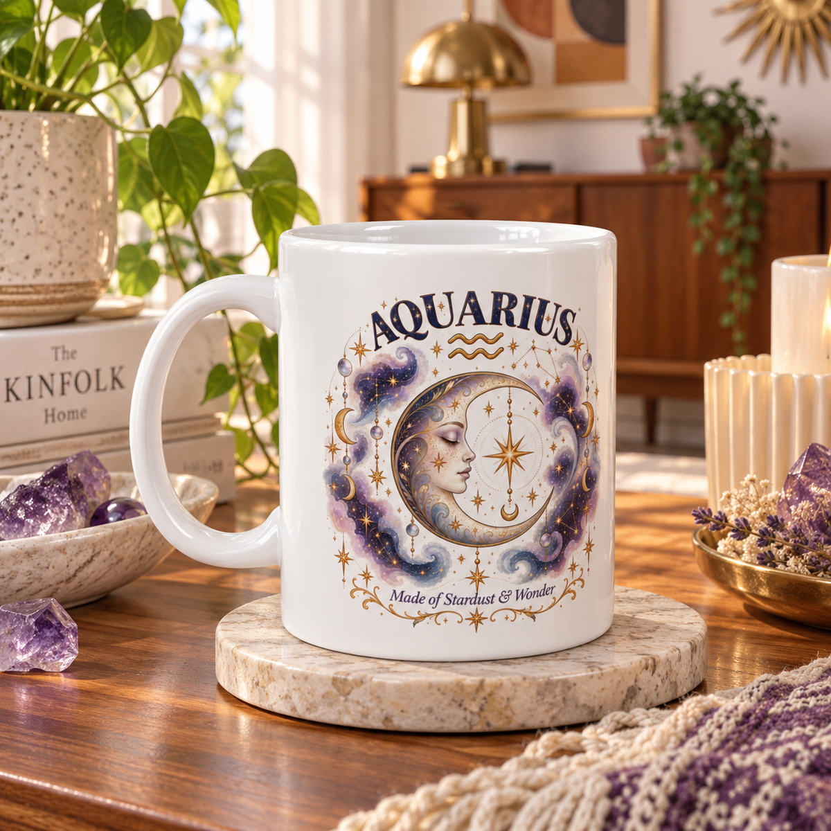 Aquarius Zodiac Mug | Astrology Constellation Coffee Cup