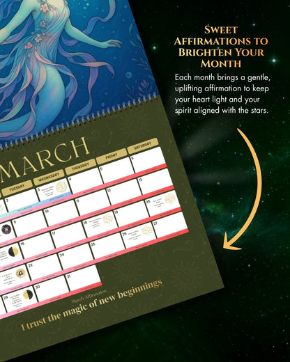 2027 Art Nouveau Goddess Astrology Calendar